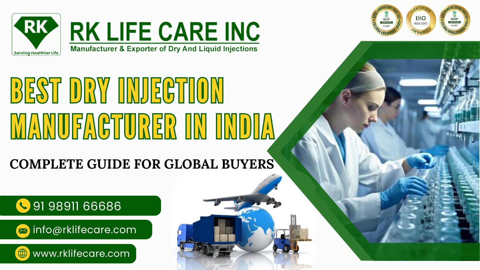 Best Dry Injection Manufacturer in India – Complete Guide for Global Buyers